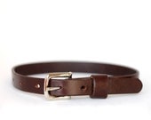 Toddler/Baby Boy's Dress Belt- Brown Leather
