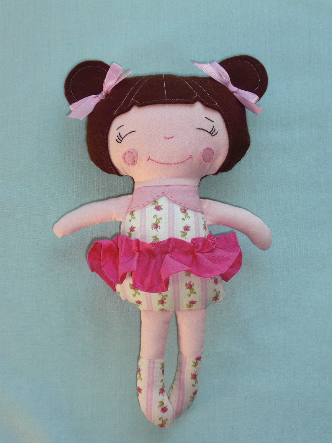 Custom Handmade Small doll, little sister doll, cloth doll Made to order