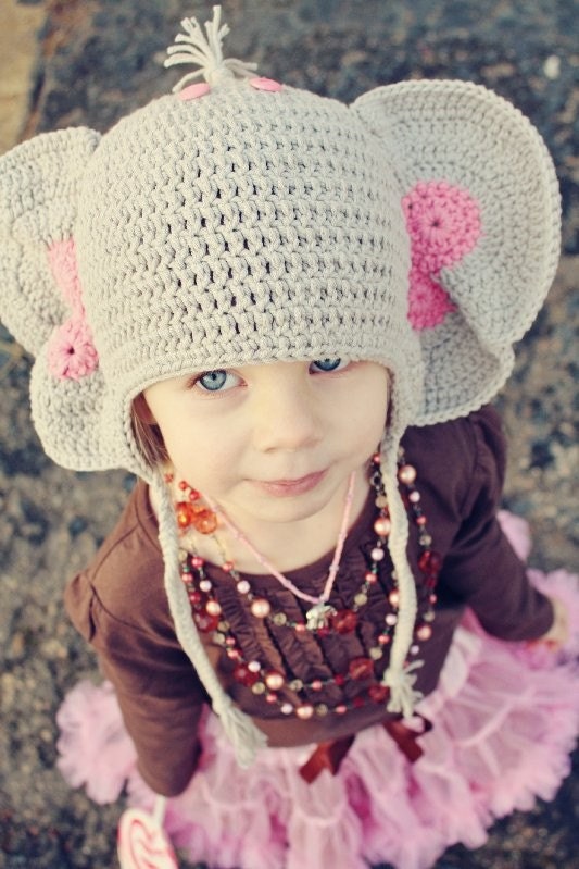 Peanuts the Elephant Crochet Hat PDF Pattern