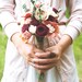 Custom, Made to order, Wildflower Felt Wedding Bouquet