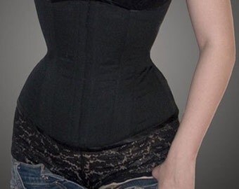 Meschantes Ready to Wear Black Training Corset for Daily Wear - Your Size