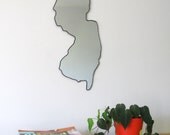 SALE / / / New Jersey Mirror / Wall Mirror State Outline Silhouette