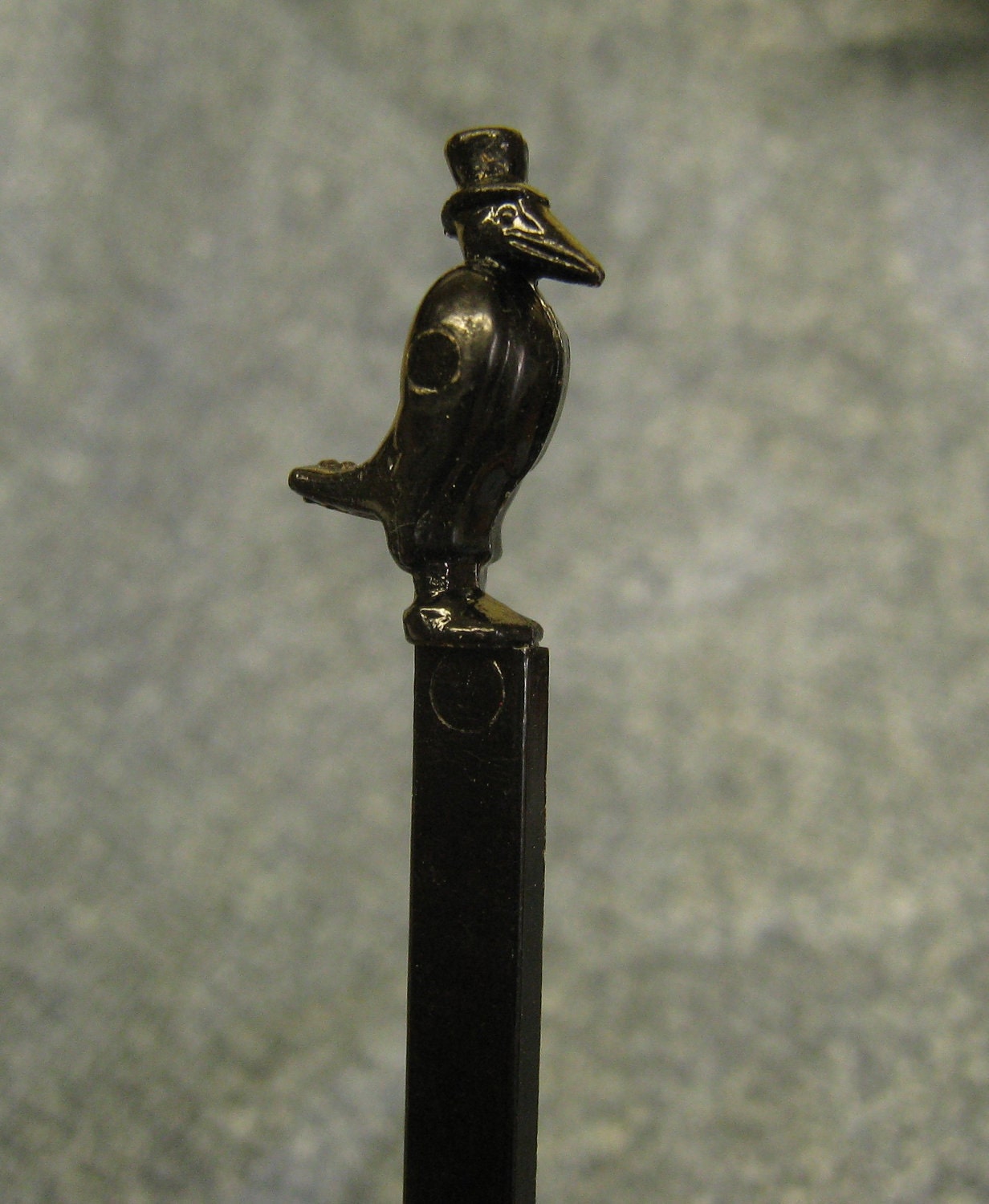 Vintage Swizzle Stick or Drink Stirrer, Old Crow Kentucky Whiskey
