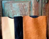 Handmade Camel  Leather IPad Sleeve