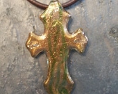 CLEARANCE SALE, Necklace, Cross Pendant, Jewelry by Brendas Beading on Etsy