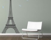 Large Eiffel Tower Vinyl Wall Decal