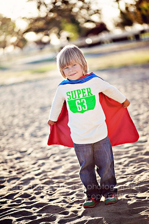 Childrens SUPER HERO Cape - Blank REVERSIBLE hero cape for boy or girl - birthday gift - super hero party favors