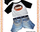 Dog Clothes Pattern To Sew Boy Jeans, T-Shirt, Beanie Cap PDF