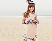 French Style Shabby Chic Dress costume size 3-12 Dance Aline vintage modern steampunk and lots of texture Carnival Mardi Gras