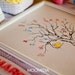 The original hand-drawn guest book fingerprint tree, XS CHERRY BLOSSOM (inks pads sold separately)
