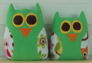 Sister Owl Pillows - Plush Owls- Sister Gift