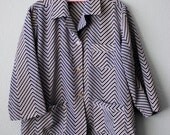 vintage children chevron shirt/jacket