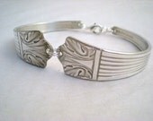 Spoon Bracelet, Vintage Silverware Jewelry, Silver Bracelet, Bridesmaid Gift  LADY ESTHER 1935
