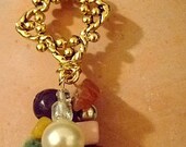Bronze Chandelier Earrings for Women, 2 3/4" Drop, Hypo-A, OOAK, Gift for Her, Handmade Jewelry on Etsy, Yellow Turquoise