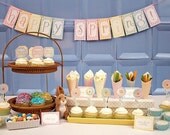 SPRINGIN' GINGHAM Collection - Printable DIY Spring Party Decorations