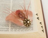 Custom Bridal Feather Fascinator