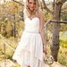 Bohemian Wedding Dress with High Low Hem - Stella by Starlight