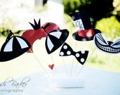 Alice In Wonderland Party  Photo Booth Props- Wonderland Costume On a Stick