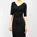 Quarter sleeves jersey dress