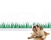 Wall decals SHORT GRASS vinyl art stickers wall tattoo by Decals Murals