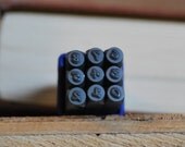 2 MM Number Set for Metal Stamping-Supplies to Make Personalized Jewelry