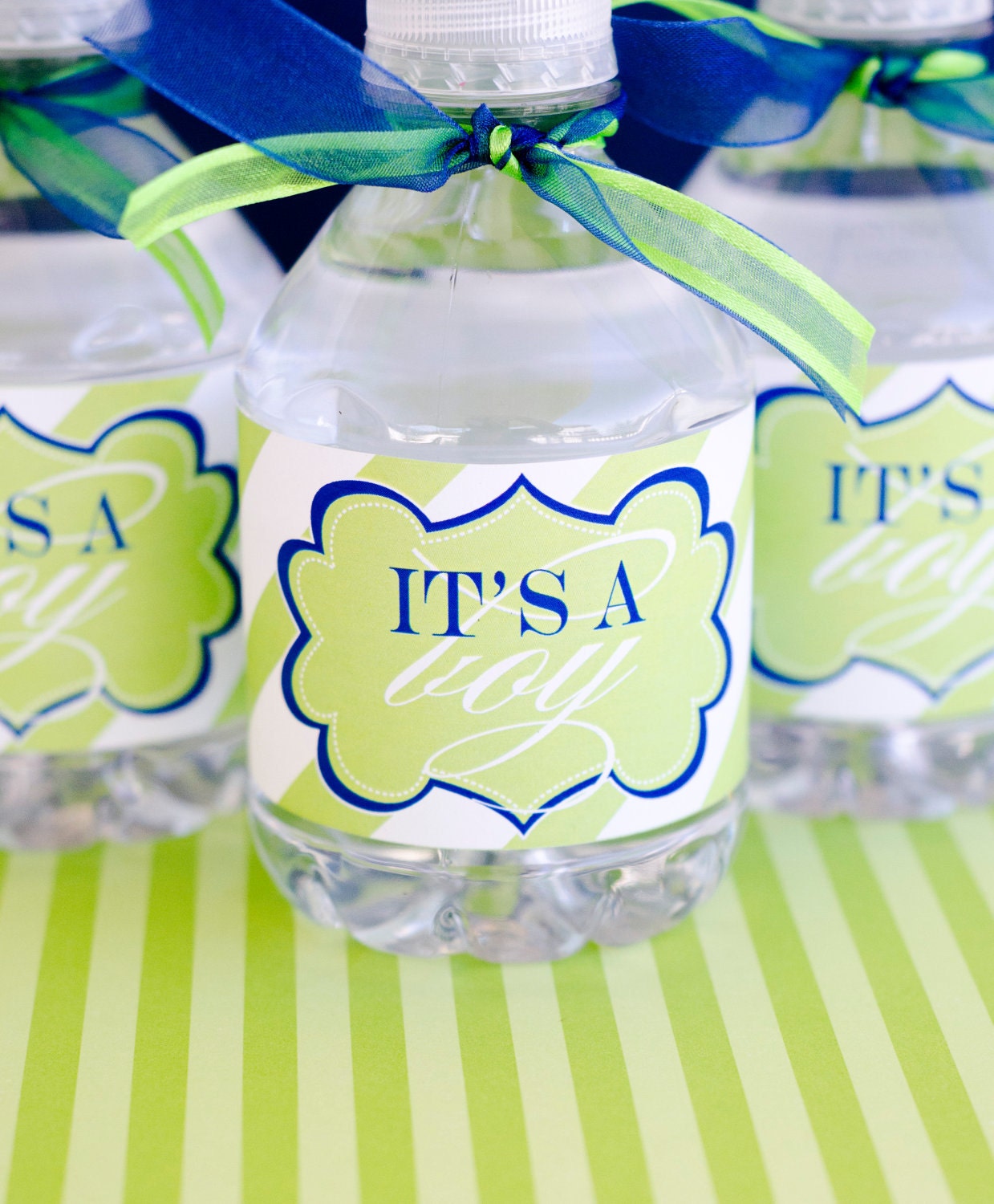 It's A Boy Baby Shower PRINTABLE Drink Labels (INSTANT DOWNLOAD) by Love The Day