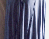 Gray Sleeveless Drape Top with  stitches,comfortable rayon cotton jersey tunic,v neck tunic with asymmetrical hem,handmade to order