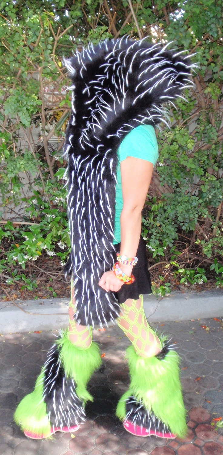 Any Color- UniSex Custom Oversized Fur Scoodie- You choose the color