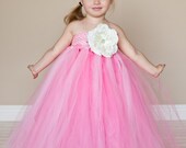 Pink Lush Flower Girl Tutu Dress