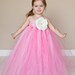 Pink Lush Flower Girl Tutu Dress