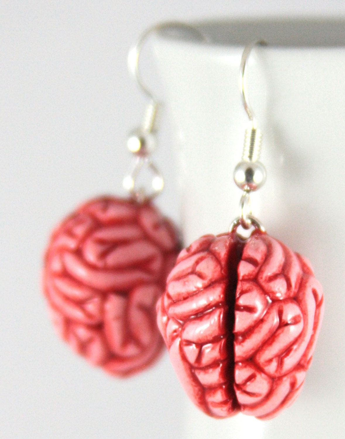 MMmmmm Brains Earrings, Jewelry, Handmade