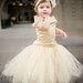 Flower Girl Dress---Tutu and Top---Full of Sparkle---Perfect for Weddings or Portraits