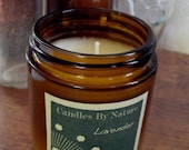 Candles Soy LAVENDER Handmade Natural Soy Candle (4 oz.)