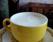Mothers Day Spring Candle Soy CUSTOM SCENT Handmade Natural Soy Candle Teacup Candle (8 oz.) Recycled/Repurposed/Upcycled