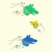 Kids Wall art Children's room decor art print for Boy & Girl Kids Nursery Room Decor veterinary office Green blue