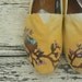 Custom hand painted TOMS, cherry blossom nest