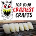 CREEPY SALE: 2x1 Pay one, get two. Acrylic human teeth. Perfect for your crazy crafts. Lower teeth