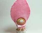 IT'S A GIRL Handmade Baby Figure Gift Cake Topper - Ready to Ship