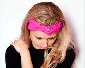 Cerise Turban Headband - Jersey Knit - Lots of Colors