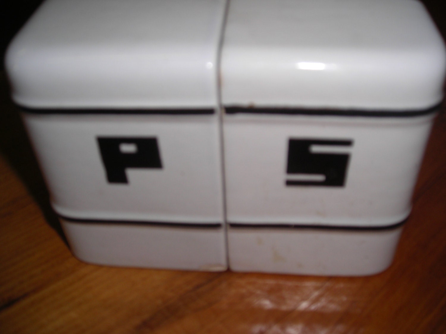 Vintage, Retro Salt & Pepper Shakers 70's Ceramic