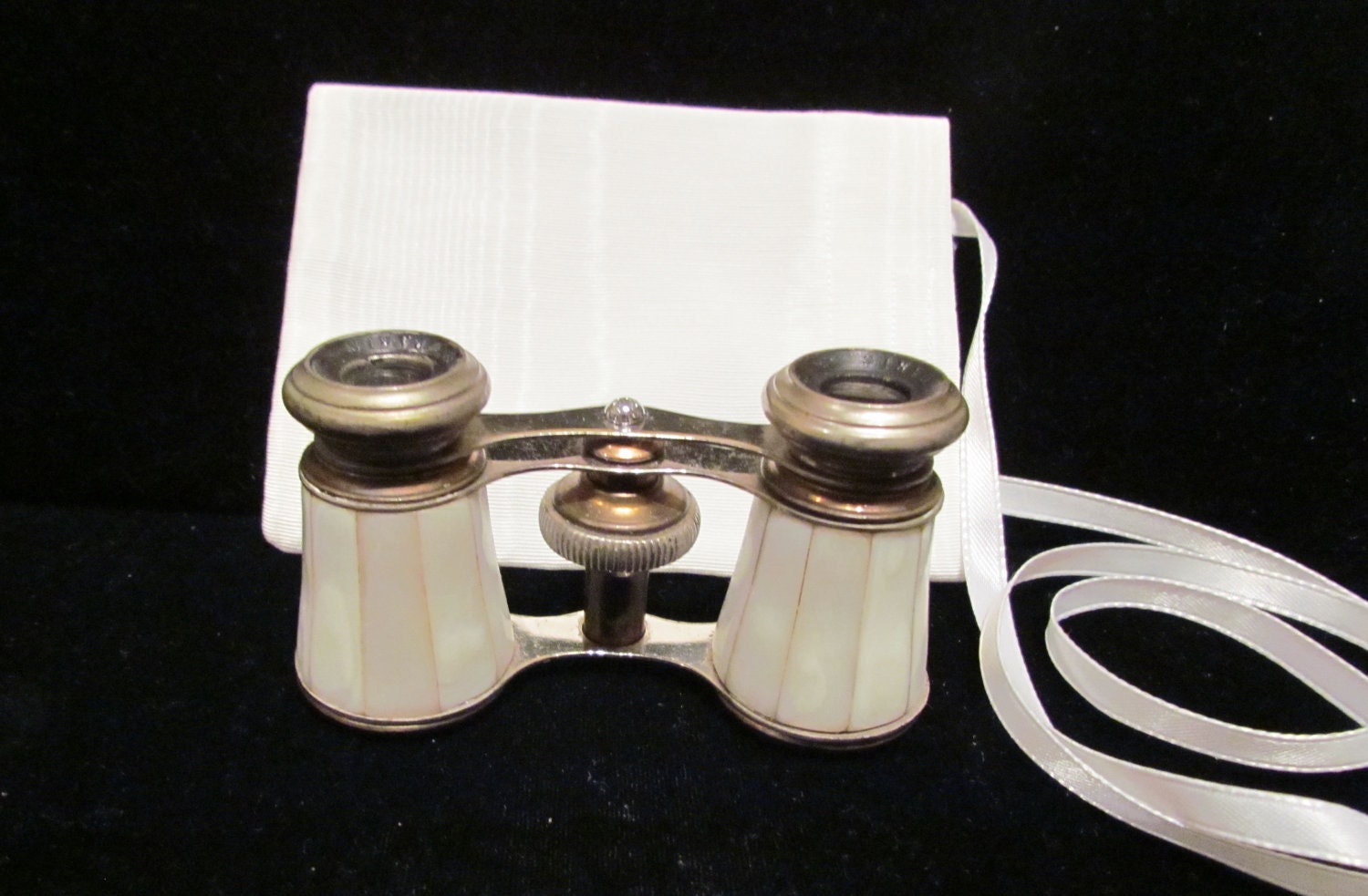 1800's Opera Glasses CHEVALIER Paris France Mother-of-Pearl Opera Glasses Vintage Binoculars Antique Theater Glasses