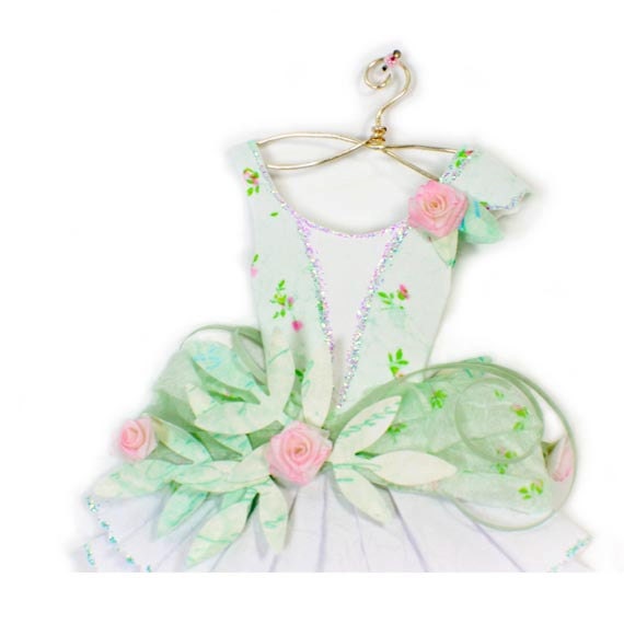 White Fairy Paper Art Fashion Dress
