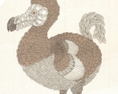 Dodo Bird Screenprint - Hand Pulled 18x24