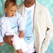 Personalized Father's Day Gift of Tie Set for Father & Son.  Set of 2.  Any Tie on Any Size Onesie and T-Shirt. Matching Photo Prop. Wedding