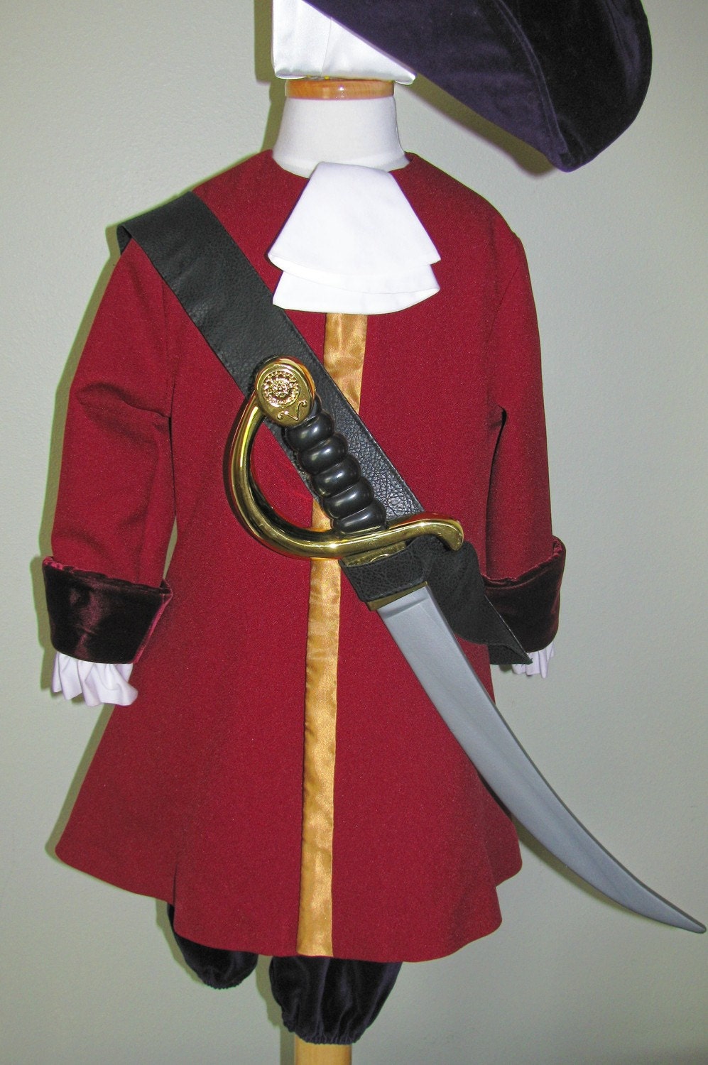 Child's Captain Hook Costume Custom Made