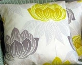 Lotus sunshine 16 inch handmade cushion pillow cover