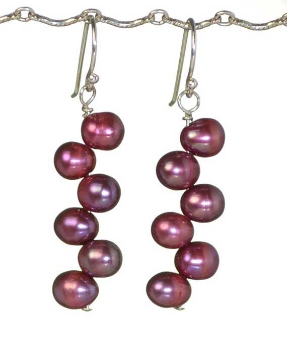 Cascading Fresh Water Pearl Earrings