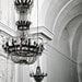 Chandelier Photograph - Black and White Photography - Glamorous Elegant Print - Sicily Italy - Romantic - Italian Home Decor - Wall Art