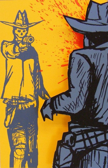 COWBOY GUNFIGHT pop out