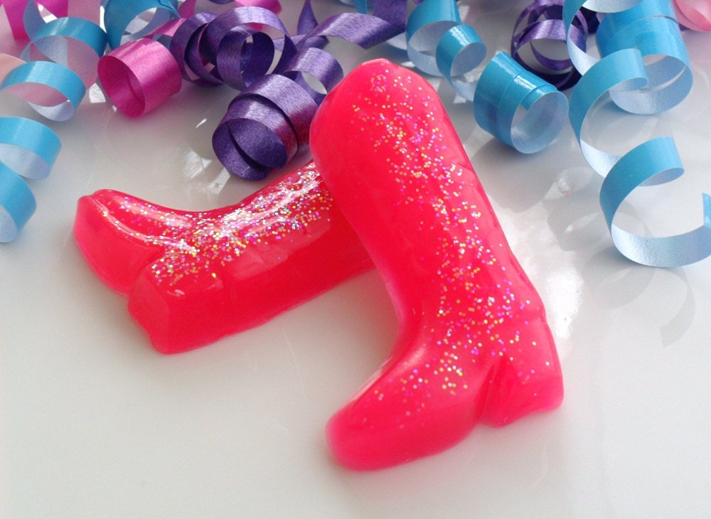 COWGIRL SOAP FAVORS - 10 Favors - Birthday Party Favor - Baby Shower Favor - 2 Soaps per Favor